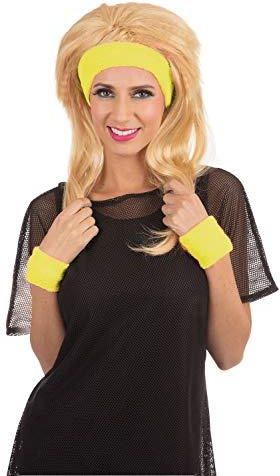 Bristol Novelty 80er / Rave Ohrringe | Neonfarbener Spitzenschal Im Retro-Style