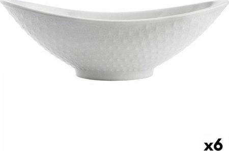 Quid Półmisek Kuchenny Gastro Owalne Ceramika Biały 21.5x12.5 7cm 6 szt.
