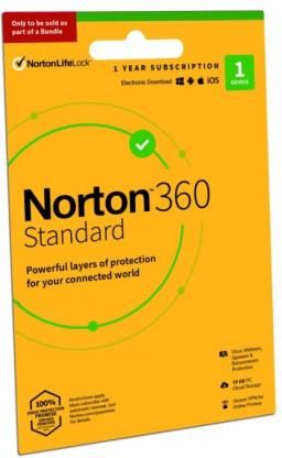 Norton 360 Standard 10GB Card 1U1Dvc1Y (21409391)