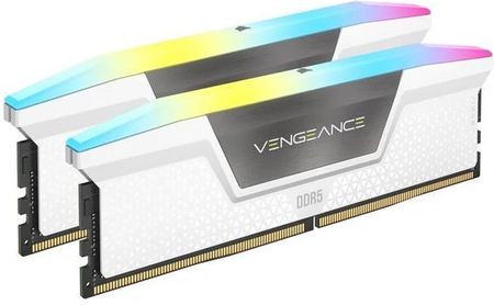 Pamięć RAM Corsair Vengeance Rgb White Ddr5 32Gb 6000Mhz Cl36 (CMH32GX5M2D6000C36W)