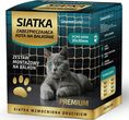 Zestaw Siatka Na Balkon 5x3 Dla Kota Z Drucikiem Premium 110g Bez Wiercenia