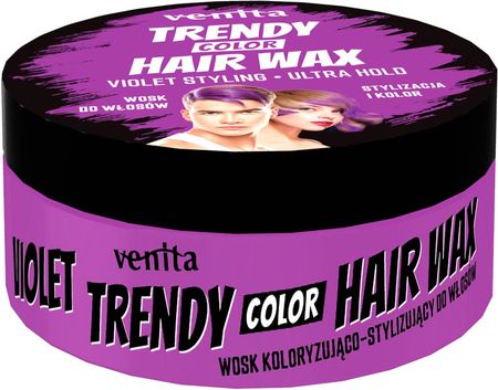 Trendy Color Hair Wax Wosk Koloryzujący Do Włosów Fioletowy 150 ml