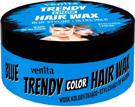 Trendy Color Hair Wax Wosk Koloryzujący Do Włosów Niebieski 150ml  