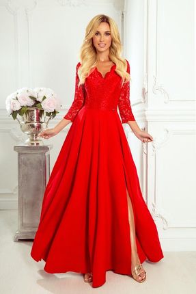 Czerwone Sukienki Wieczorowe Maxi - Wiosna/Lato 2023 
