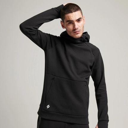 Męska Bluza Superdry Gymtech Hoodie Ms311464A02A – Czarny