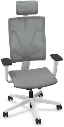 Nowy Styl Fotel 4Me Mesh Hrma Soft Seat Mechanizm Sfb1 Biały Dla Osób Wysokich