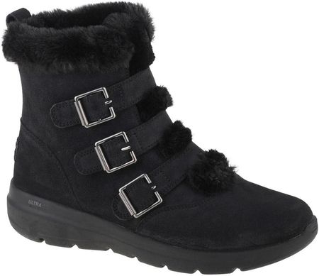 Buty zimowe damskie, Skechers Glacial Ultra - Buckle Up 