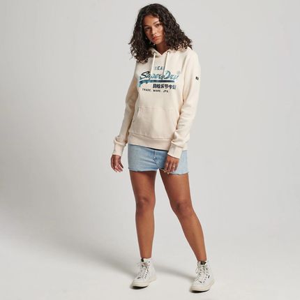 Damska Bluza Superdry Vintage Embellished Hoodie W2011826A9Di – Różowy