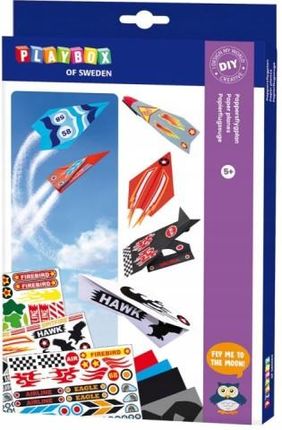 Playbox Of Sweden Diy Samoloty Z Papieru Origami Dla Dzieci 5+ (2471047)