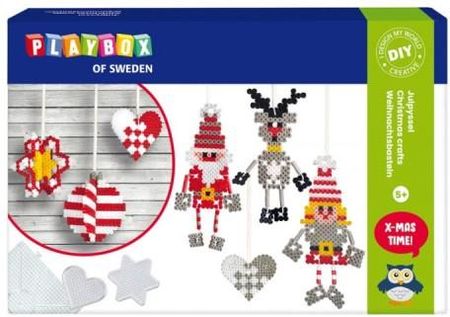 Playbox Of Sweden Diy Koralikowe Prasowanki Dekoracje Ozdoby Świąteczne Bożenarodzeniowe Choinkowe 245636 (2456366)