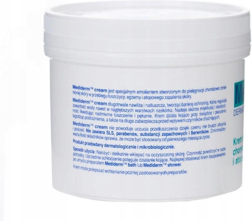 Mediderm Cream Krem 500G Zapalenie Skóry/ Egzema - Ceny i opinie - Ceneo.pl