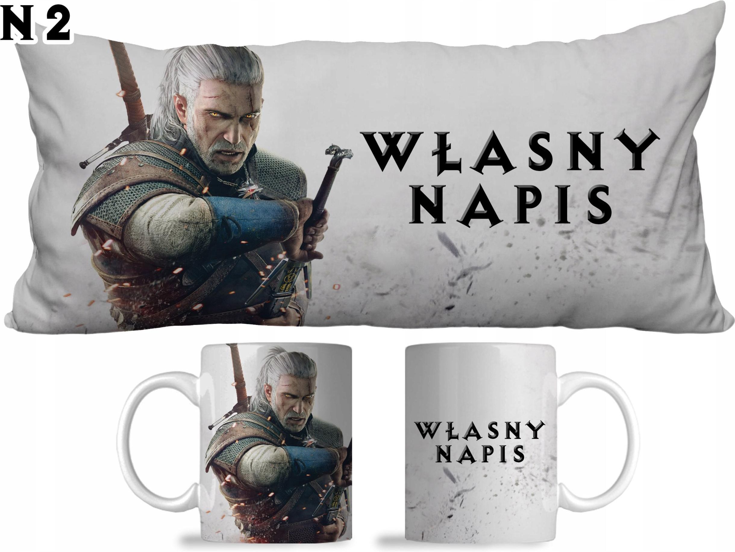 Artcrop Pl Zestaw Poduszka Kubek Witcher Wied Min Imi N Ceny I