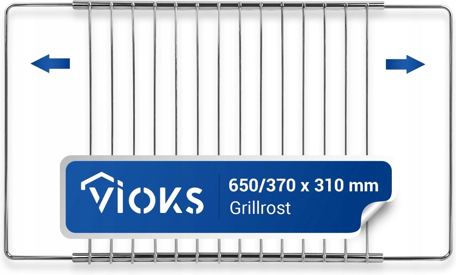Grille De Four Extensible Universelle SOS Accessoire - 370-650 Mm X 320 Mm + Vis