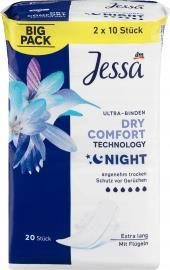 Jessa Aktive Shape Night Podpaski na noc 20 szt.