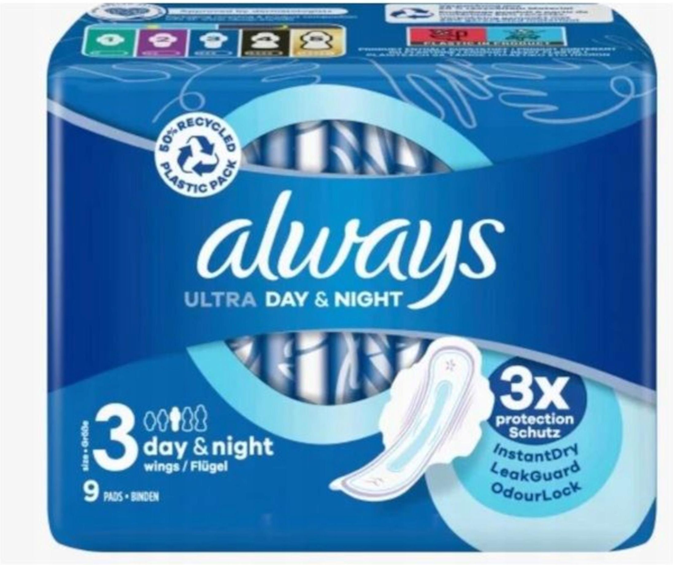 5x Always Ultra Day & Night Podpaski 45 szt. - Opinie i ceny na Ceneo.pl