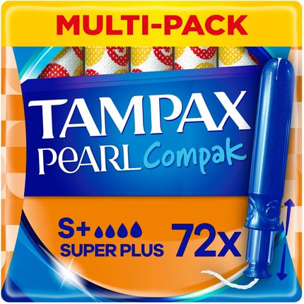 Tampax Compak Plus Tampony z aplikatorem x72