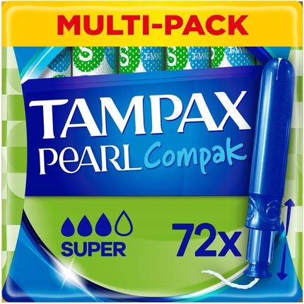 Tampax Compak Tampony z aplikatorem x72