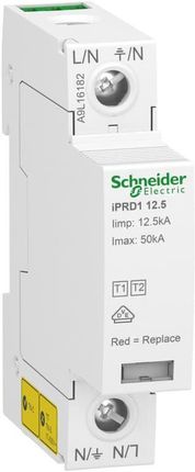 Schneider Ogranicznik Przepięć Iprd1 125R-T12-1 1-Biegunowy T1+T2 B+C 12,5Ka Ze Stykiem A9L16182