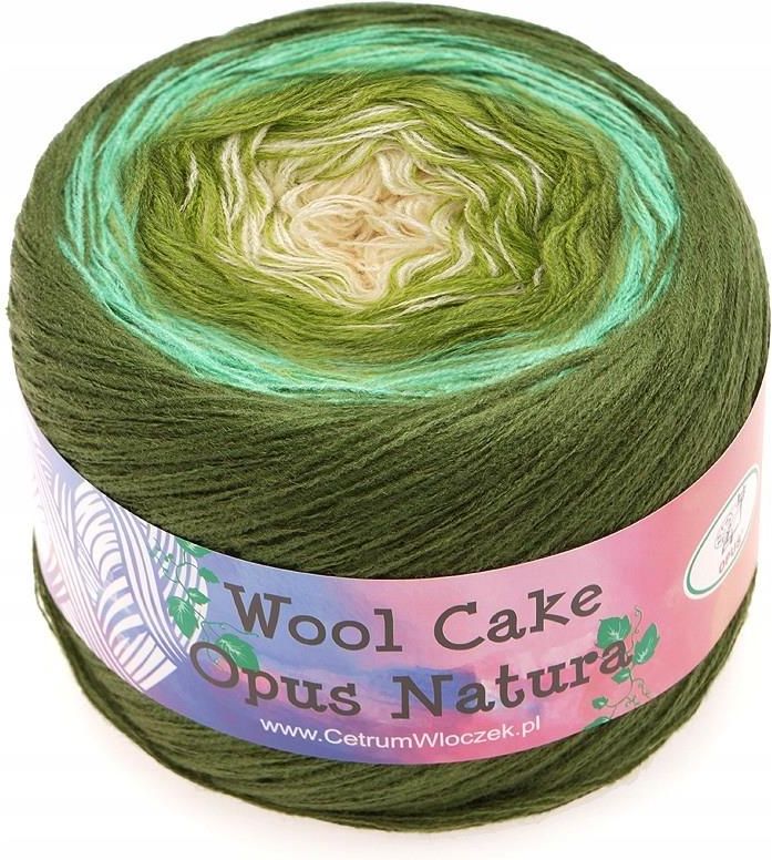 Opus Natura Włóczka Wool Cake 200G/700M Wełna Ombre 50002 1542950375