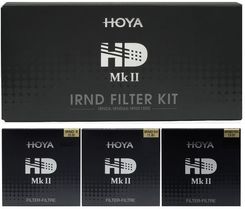 HOYA HD MK II IRND KIT 62mm ZESTAW 3 filtrów szarych: ND8 (0,9) + ND64 (1,8) + ND1000 (3,0)
