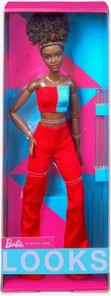 Barbie Signature Looks Kolorowy top + spodnie dzwony, do stylizacji i pozowania HJW81