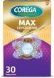 Corega Max Czyszczenie Tabletki przeciwbakteryjne do czyszczenia protez zębowych 4w1 z aktywnym tlenem 30 tabletek