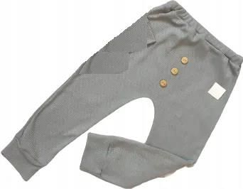 Spodnie z dzianiny wafel rozmiar 116