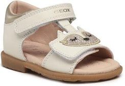 Geox Bébé Fille B VERRED A - Sandales Lt Ivory/Platinum 23 EU