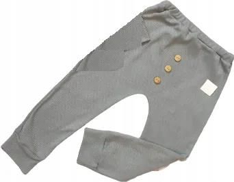 Spodnie z dzianiny wafel rozmiar 104