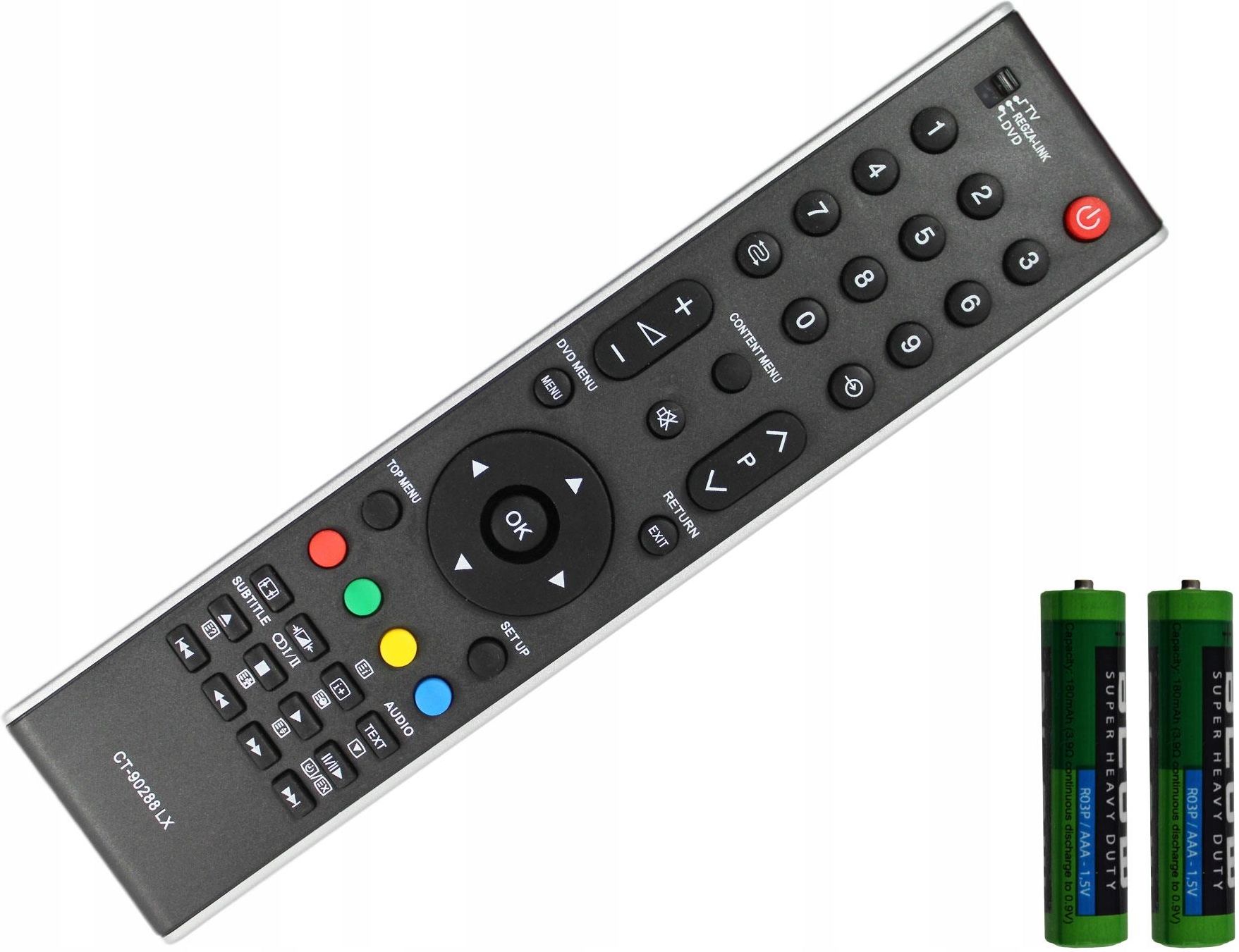 Telecomando Sostitutivo Per TV Toshiba CT-90288 – Plug & Play, Batterie Incluse - 4