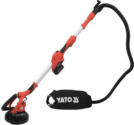 Yato YT-82360 akumulatorowa szlifierka do gipsu typ żyrafa 18V 1x4,0Ah Li-Ion z wbudowanym odkurzaczem w kartonie