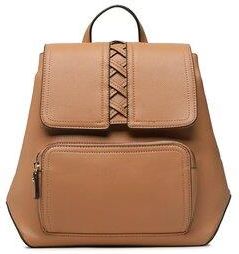 LIU JO Onice ECS Backpack Zaino Donna M – Tortora Chiaro, Effetto Granuloso, 23x30,5x12 Cm, Elegante E Casual