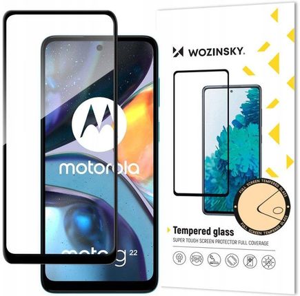Wozinsky Szkło Hartowane 5D Full Glue Do Motorola Moto G22