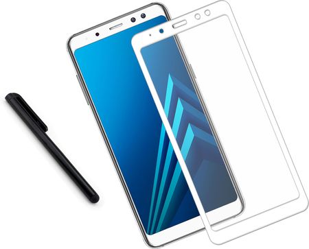 Vitu Szkło Hartowane 3D Samsung Galaxy A8+ 2018 Białe
