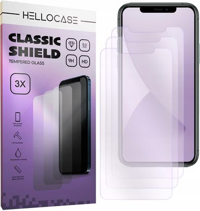 Hello Case 3X Szkło Na Ekran Do Apple Iphone Xs 11 Pro Max