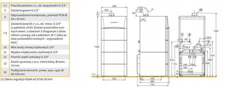 Kocioł grzewczy De Dietrich Modulens Agc 25/V 100Hl