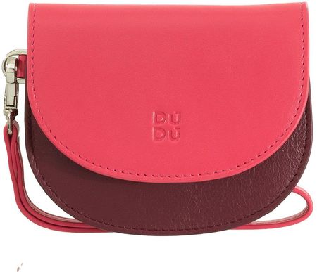 DUDU Wristlet Purse for Women in Soft Leather, Compact Small Wallet Coloured with Coin Pocket Bill Money Cards Holders