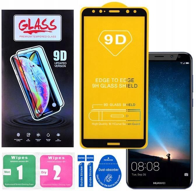 NEW'C 2 Pezzi, Vetro Temperato per Mate 10 Lite, Pellicola Prottetiva Anti Graffio, Anti-Impronte, Senza Bolle, Durezza 9H, 0,33mm Ultra Trasparente, Ultra Resistente