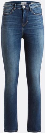 Damskie Spodnie jeansowe Guess 1981 Skinny W2Ya46D4Q02-Cmd1 – Niebieski