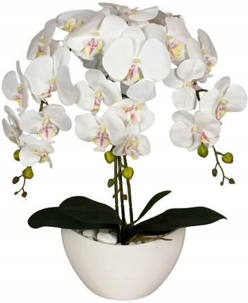 Storczyk Sztuczny Orchidea Kwiaty Silikonowy