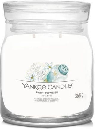 Yankee Candle Świeca Średnia Baby Powder 367g