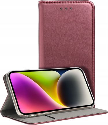 Kabura Smart Magneto do Iphone 14 Plus burgundowy