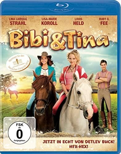 Bibi & Tina Abito Bambina Blu Manica Lunga - Cotone 95% Con Elastan, Lavabile In Lavatrice - 2