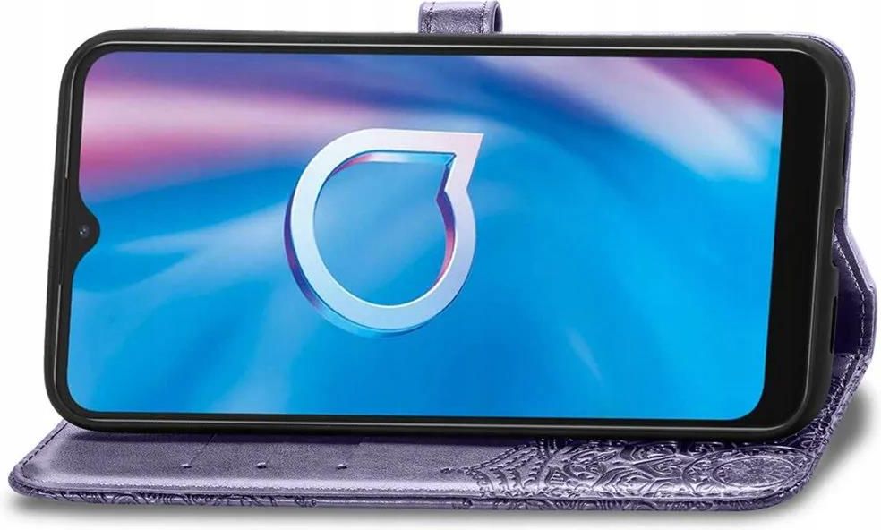 Generico Custodia compatibile con ALCATEL 1S (2020) 5028D 5028Y / 3L 2020/ 1V 2020 COVER STAND flip LIBRO gel tpu PORTAFOGLIO protezione magnetica case eco pelle taschini vano porta carte card (Nero