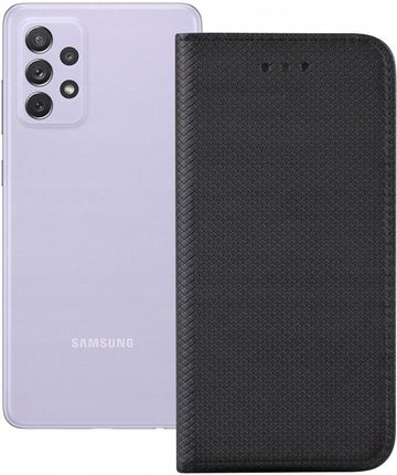Etui Z Klapką Szkło Do Samsung Galaxy A52 Czarny