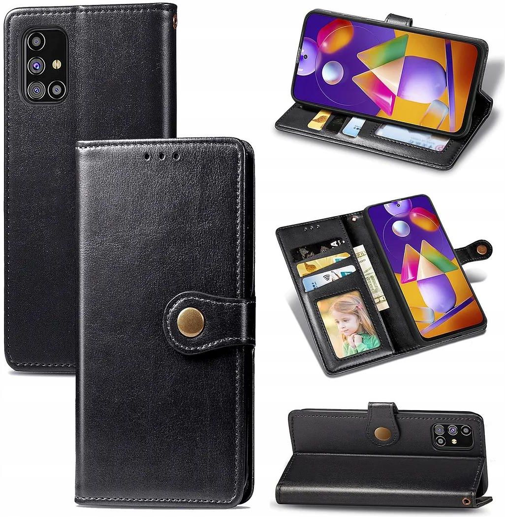 Skórzany Etui Pokrowiec dla Samsung Galaxy M31S - Etui na telefon, ceny ...