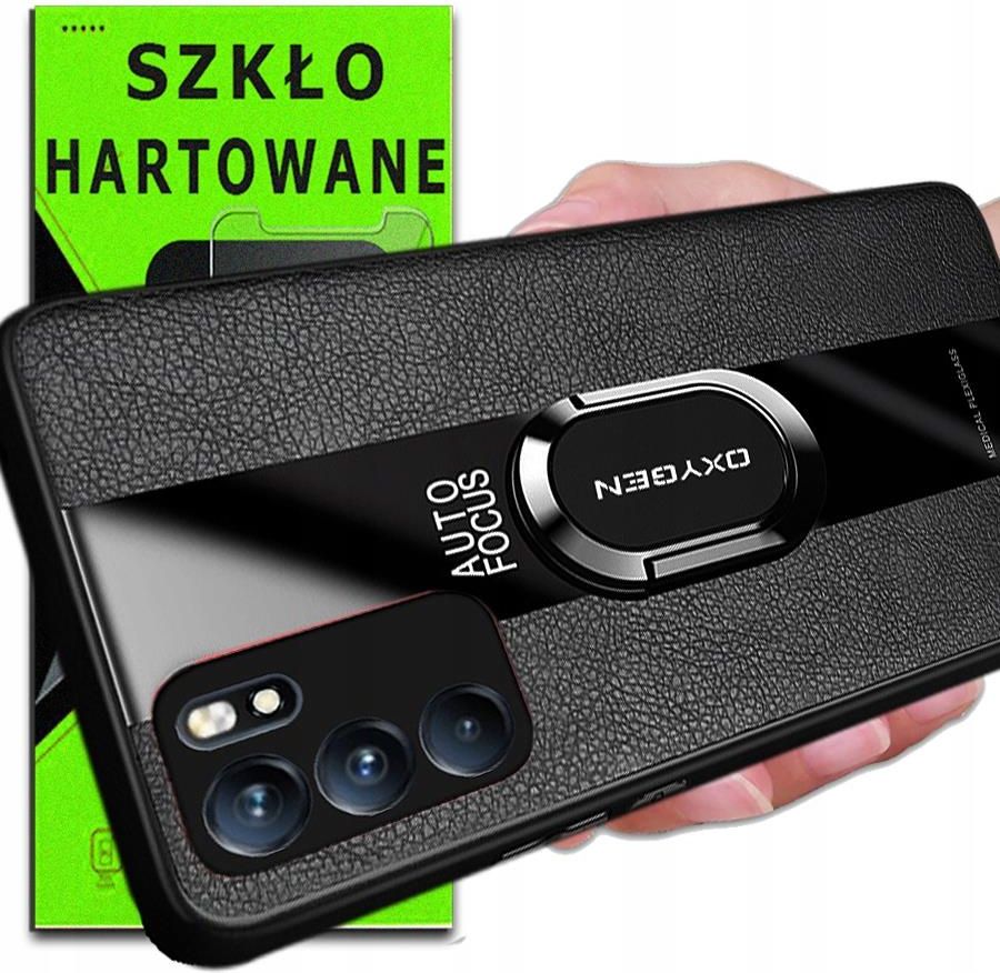 Cover In Pelle Per Oppo A94 5G / Reno 5Z 5G – Portafoglio Con Slot E Supporto – Magnetica Blu