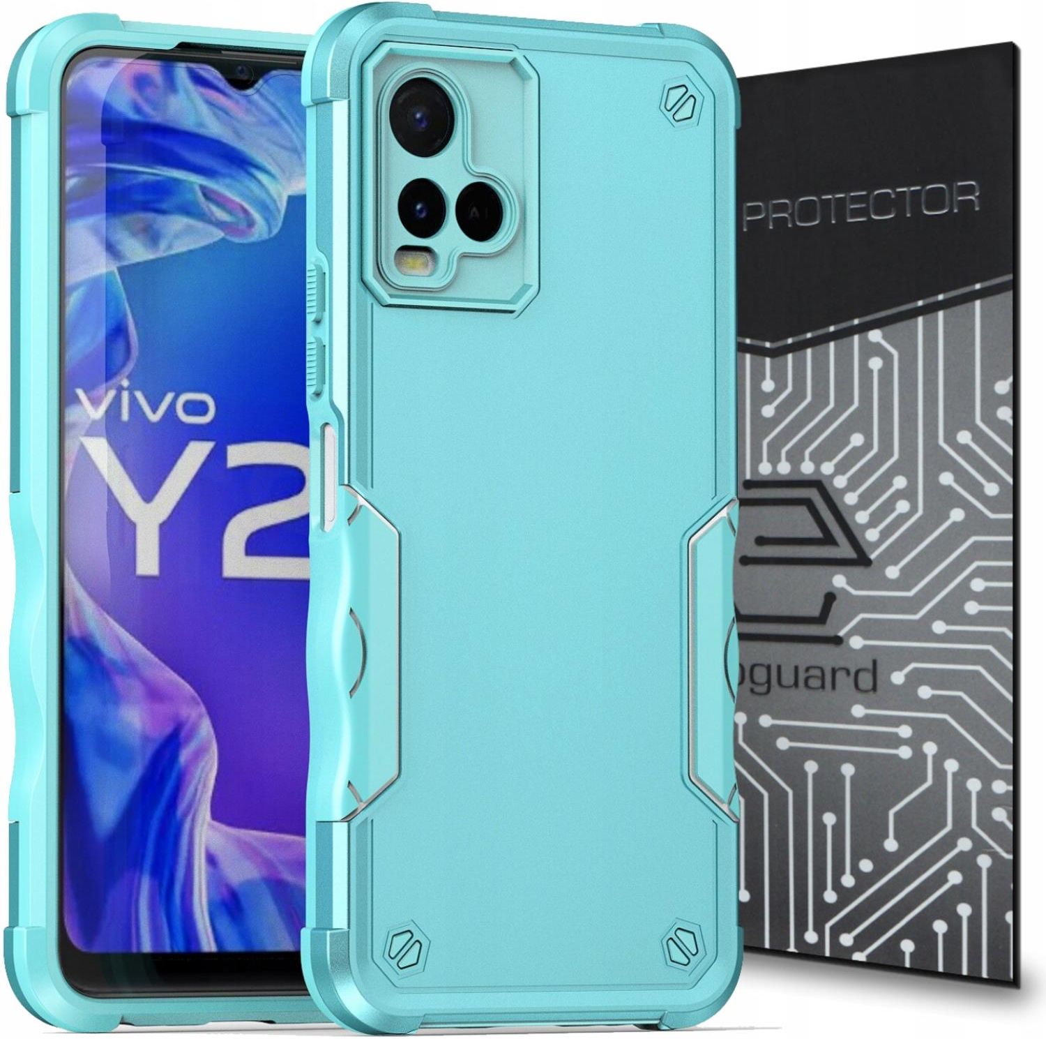 DOINK Cover Pendenza Colorato Per Vivo Y21 / Y21S / Y33S – Custodia Traslucida TPU Con Paraurti – Oro Rosa