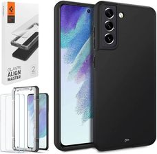 Etui 2x Szkło do Galaxy S21 Fe, 3mk Matt, Spigen - zdjęcie 1