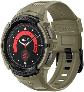 Spigen Pasek Rugged Armor Pro Do Samsung Galaxy Watch 5 (45Mm) Khaki